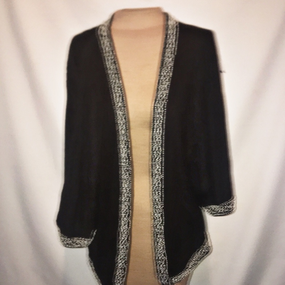 Anthropologie‎ Leifnofes Sz XS Open Front Cardigan